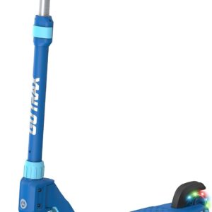 Gotrax K03 Kick Scooter for Kids, 5" LED RGB Lighted Wheels, 4.6 Lbs Lightweight and One-Click Detachable Design, Height Adjustable Handlebars, Anti-Slip Deck and Max Load 110 Lbs for Boy&Girl Age 3+