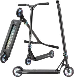 Envy Scooters Prodigy X Pro Scooter- Quality, High Performance Scooters Built from Professional Level Parts- Perfect Stunt Scooter for All Skill Levels ( Black )
