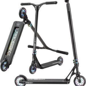 Envy Scooters Prodigy X Pro Scooter- Quality, High Performance Scooters Built from Professional Level Parts- Perfect Stunt Scooter for All Skill Levels ( Black )