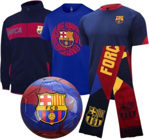 Icon Sports Pro League Ultimate Fan Pack – Officially Licensed 5-Piece Soccer Merch - Shirt, Jersey, Jacket, Scarf, Ball (Copy)