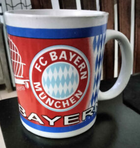 Ceramic and plastic soccer cup