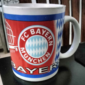 Ceramic and plastic soccer cup