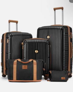 Multiple BRAND NEW sets of luggage.