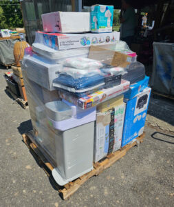 Pallet of baby items