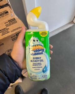Scrubbing bubbles Toilet gel bleach