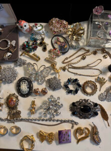 Avon ring, vintage jewelry etc