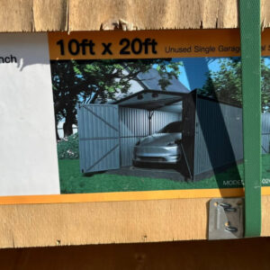 Single garage shed