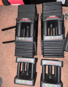 Replace 22 pairs of dumbbells 12.5-175 lbs