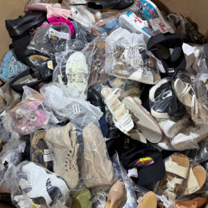 Pallet of new shoes