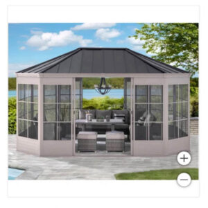 Sunjoy 12’x16’ cape plus hardtop screen house (Copy)